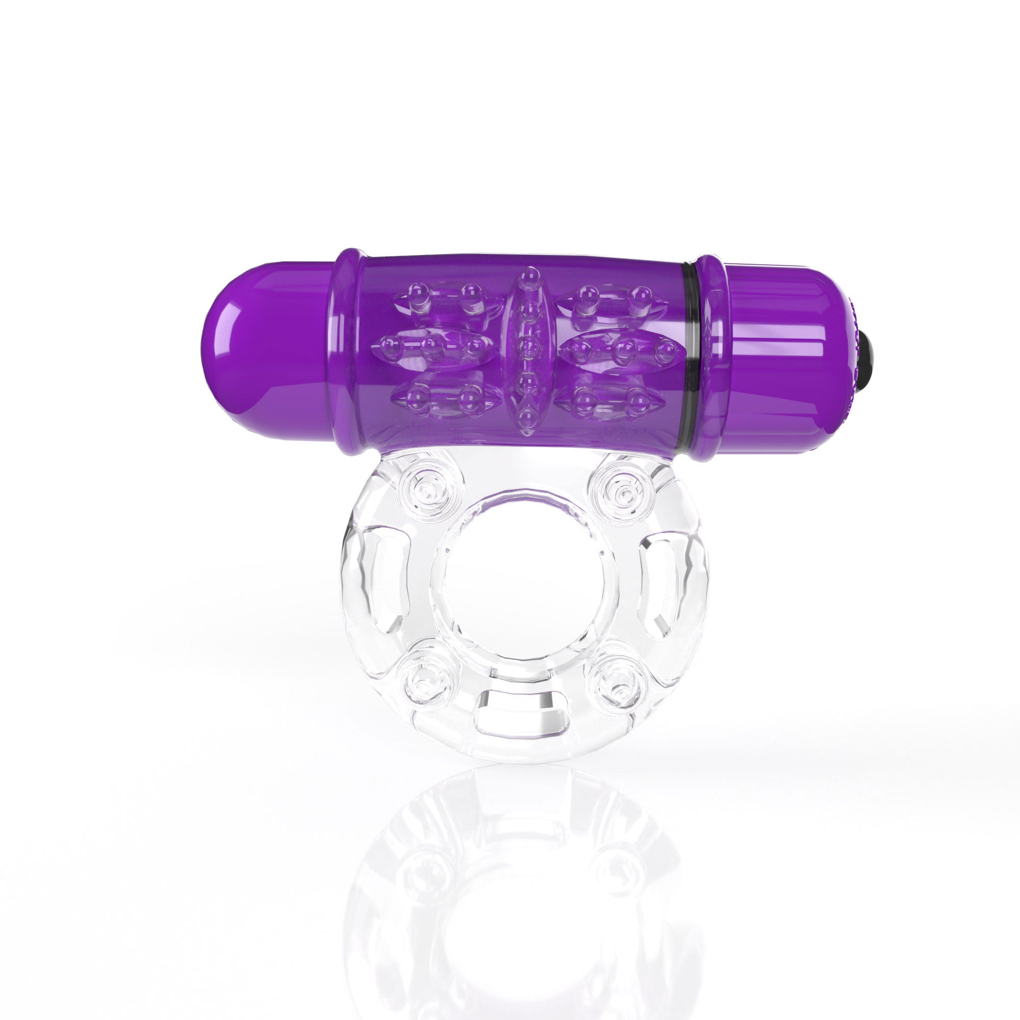 "Screaming O 4b - Owow Super Powered Vibrating Ring - Grape SO-4BOW-GP"