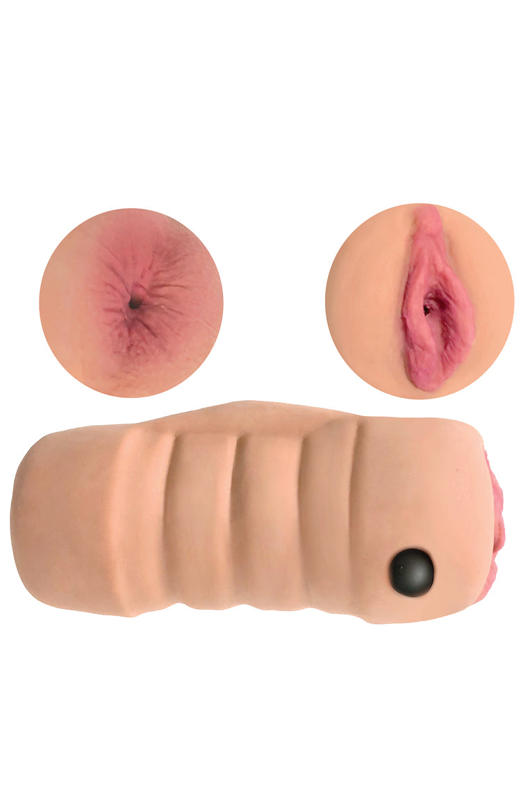 "Mistress Double Stroker Skylar and Sloan - Vanilla CN-07-0849-10"