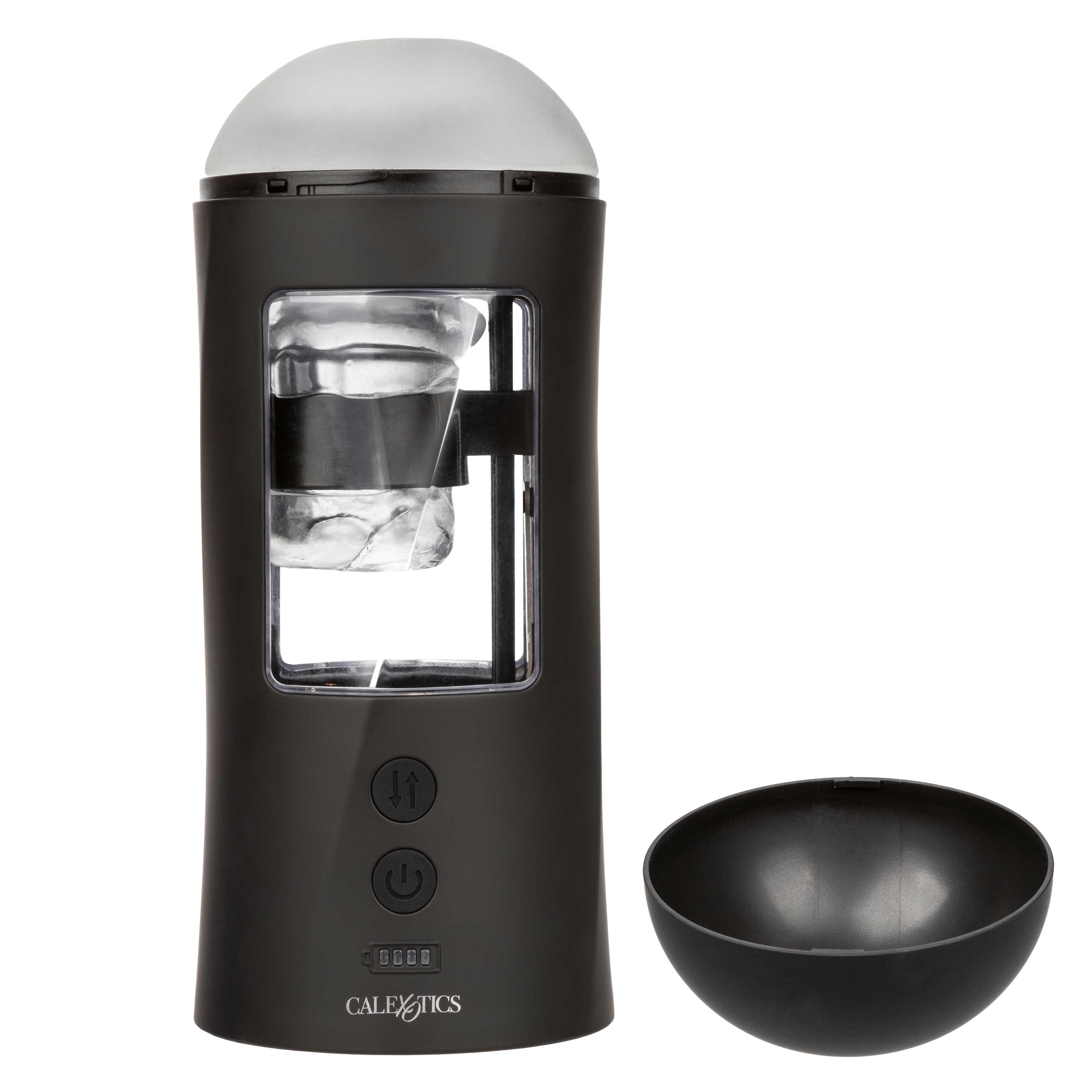 "Bionic Power Stroking Masturbator - Black SE0851053"